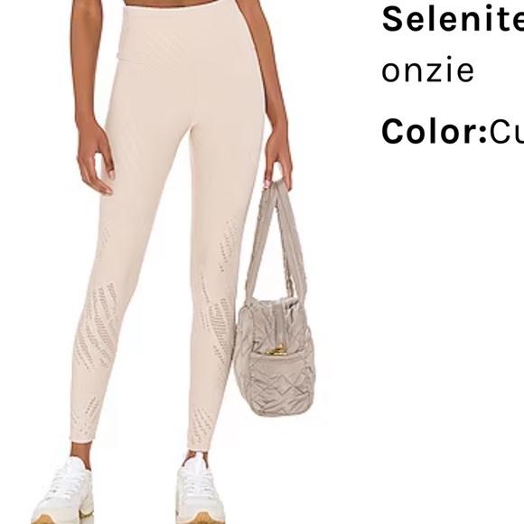 Onzie Selenite midi legging Cuban sand - Picture 2 of 5